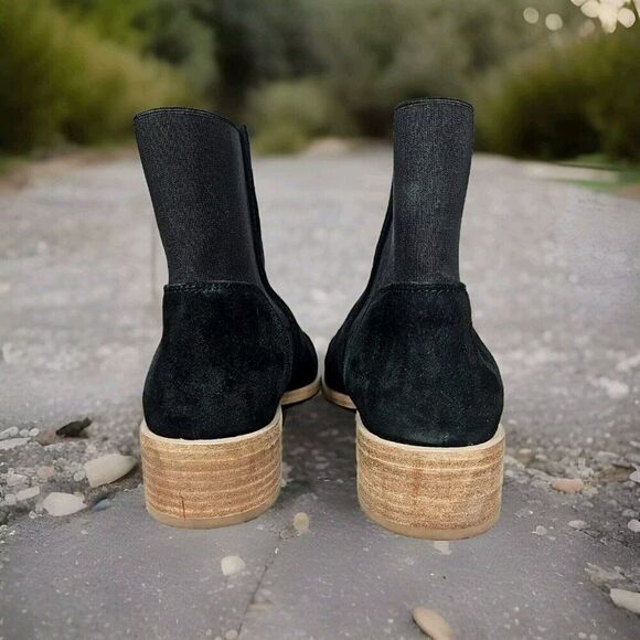 Vaneli Mariel Black Suede Ankle Boots  Women's Size 8.5 - Picture 5 of 8